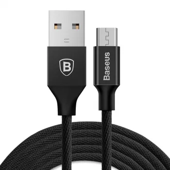 Cabo USB-A para Micro-USB Baseus Yiven 1,5 m 2 A preto