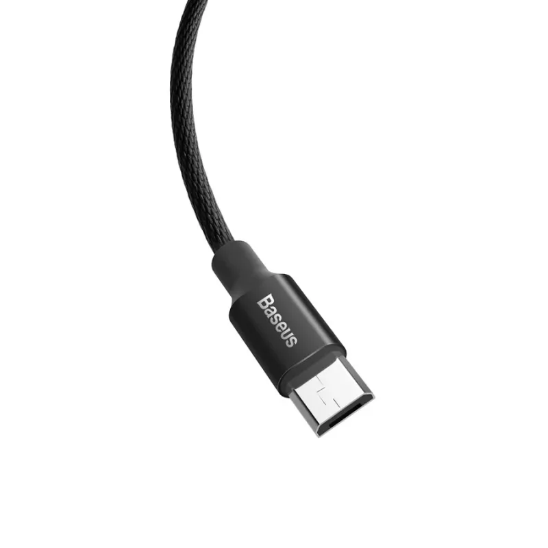 Cabo USB-A para Micro-USB Baseus Yiven 1,5 m 2 A preto