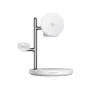 JOYROOM JR-W23 Estação de carregamento sem fios Qi2 4 em 1 com luz noturna - branco