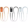 USAMS ZB360 Cordão ajustável para telemóvel 1,08-2,08 m laranja
