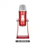 Microfone condensador USB BOYA BY-PM700R com padrões polares omnidirecional, cardióide, bidirecional e estéreo, saída de auscultadores de 3,5 mm, controlo de volume, botão de silenciamento e tripé de mesa integrado
