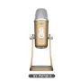 Microfone condensador USB BOYA BY-PM700G com 4 padrões polares, 24 bits/48kHz, controlos de ganho e silenciamento, monitorização por auscultadores, para PC/Mac