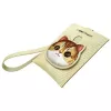 Nimmy Big EyedPet 2.0 Cat Porta-cartões, Caqui