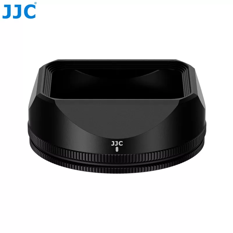 Conjunto de pára-sol e tampa JJC LH-JXF23F28 para Fujifilm XF 23mm/27mm F2.8 R WR - preto