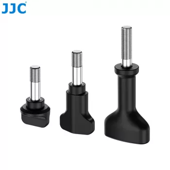 Conjunto de parafusos de orelhas JJC SK-6 M5 para câmaras de ação (pack de 6, preto)