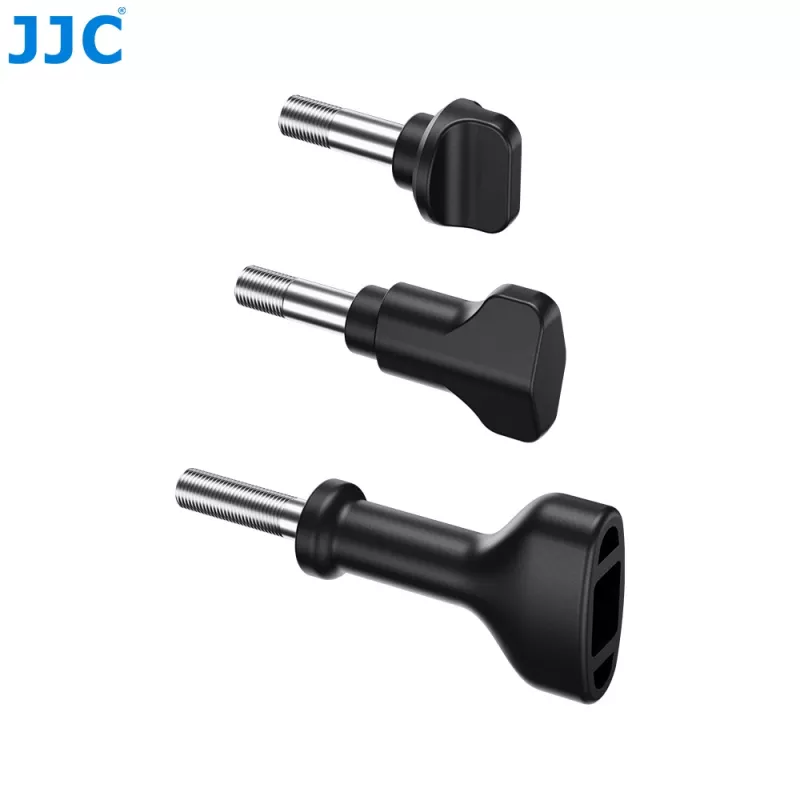 Conjunto de parafusos de orelhas JJC SK-6 M5 para câmaras de ação (pack de 6, preto)