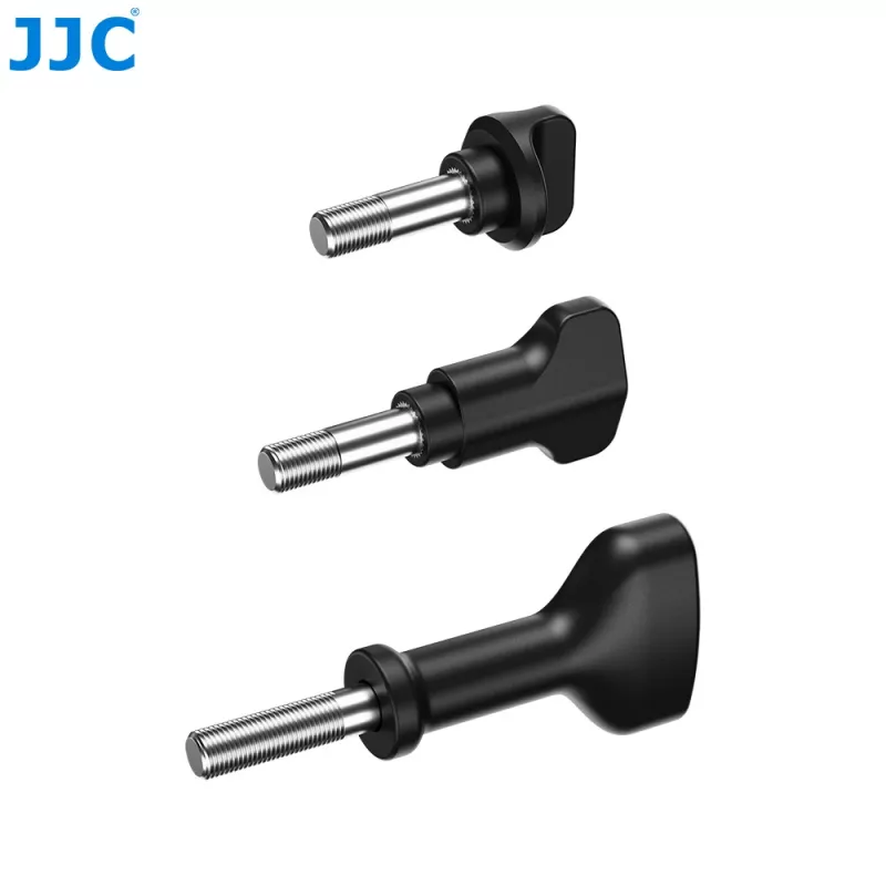 Conjunto de parafusos de orelhas JJC SK-6 M5 para câmaras de ação (pack de 6, preto)