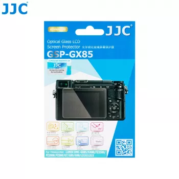 Película de vidro temperado JJC para Panasonic Lumix GX80 GX85 FZ2000 FZ2500 G7 FZ300 G80 G85 LX10 LX15 – dureza 9H, 0,3 mm, ecrã LCD de 3,0 polegadas
