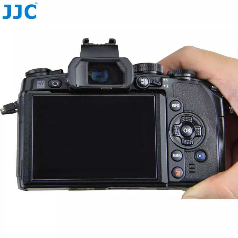 Película de vidro temperado JJC para Panasonic Lumix GX80 GX85 FZ2000 FZ2500 G7 FZ300 G80 G85 LX10 LX15 – dureza 9H, 0,3 mm, ecrã LCD de 3,0 polegadas