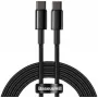 Cabo USB-C para USB-C Baseus Tungsten Gold 100W PD 2m preto