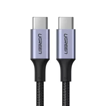 Cabo USB-C para USB-C UGREEN 100W 5A preto 1,5m