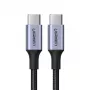 Cabo USB-C para USB-C UGREEN 100W 5A preto 1,5m
