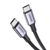 Cabo USB-C para USB-C UGREEN 100W 5A preto 1,5m