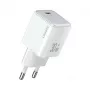 Carregador de parede USAMS X-ron Series 30W USB-C PD3.0, Branco (ficha EU) - US-CC186