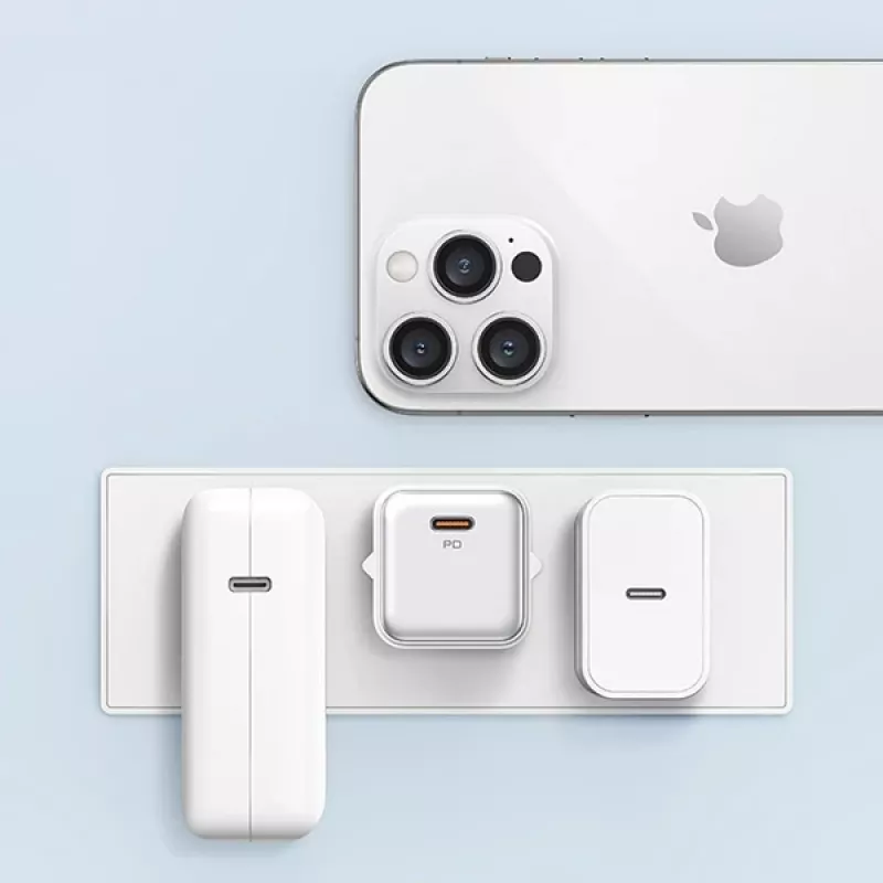 Carregador de parede USAMS X-ron Series 30W USB-C PD3.0, Branco (ficha EU) - US-CC186