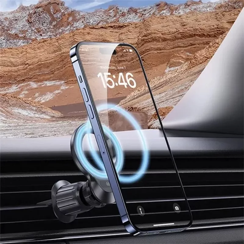 Suporte universal magnético para saída de ar de automóvel USAMS ZJ75 - Preto