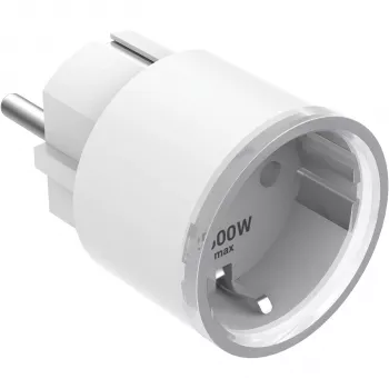 Tomada inteligente Jackery x Shelly Smart Plug Pro Wi-Fi com monitorização de energia, 16A, 3680W, Alexa e Google Assistant, Branco