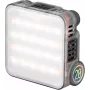 Luz de preenchimento LED RGB Zhiyun M20 com 20W de potência, CCT 2700K-6500K, modos de cor HSI, ecrã OLED, parte traseira magnética, carregamento USB-C PD