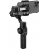 Estabilizador de smartphone Zhiyun Smooth 5S AI com luz de preenchimento magnética, estabilizador de 3 eixos, carga útil de 300g, Preto