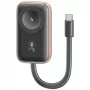 Carregador sem fios e power bank 2-em-1 USAMS CD245 para Apple Watch, 1200mAh, USB-C, tarnish
