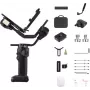 Estabilizador gimbal de câmara de 3 eixos ZHIYUN CRANE 4 COMBO com carga útil de 6kg, 12h de bateria, ecrã tátil e luz de preenchimento, preto