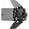 Luz de preenchimento LED RGB Zhiyun M20C COMBO com fixação magnética, 20W, 2700K-6500K, CRI≥95, ecrã OLED, controlo por app Bluetooth, mini tripé, difusor, grid, bolsa de armazenamento