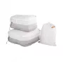 Conjunto de organização de roupa PGYTECH - 4 sacos de viagem com saco para sapatos e saco para roupa suja, cinzento