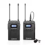 Sistema de microfone lavalier sem fios UHF de canal duplo BOYA BY-WM8 Pro-K1