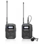 BOYA BY-WM6S sistema de microfone lavalier sem fios UHF para câmaras e smartphones