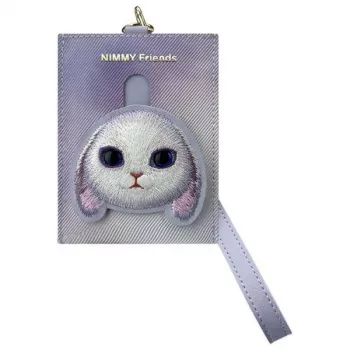 Nimmy Big Eyed Pet 2.0 coelho porta-cartões carteira, roxo