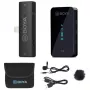 BOYA BY-XM6-S3 sistema de microfone sem fios de 2 canais 2,4GHz para dispositivos iOS com ligação Lightning