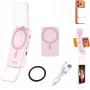 Ulanzi GL01-WB Luz de Vídeo LED RGB, 2700K-6500K, Rosa