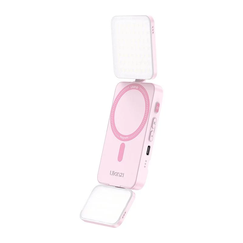 Ulanzi GL01-WB Luz de Vídeo LED RGB, 2700K-6500K, Rosa