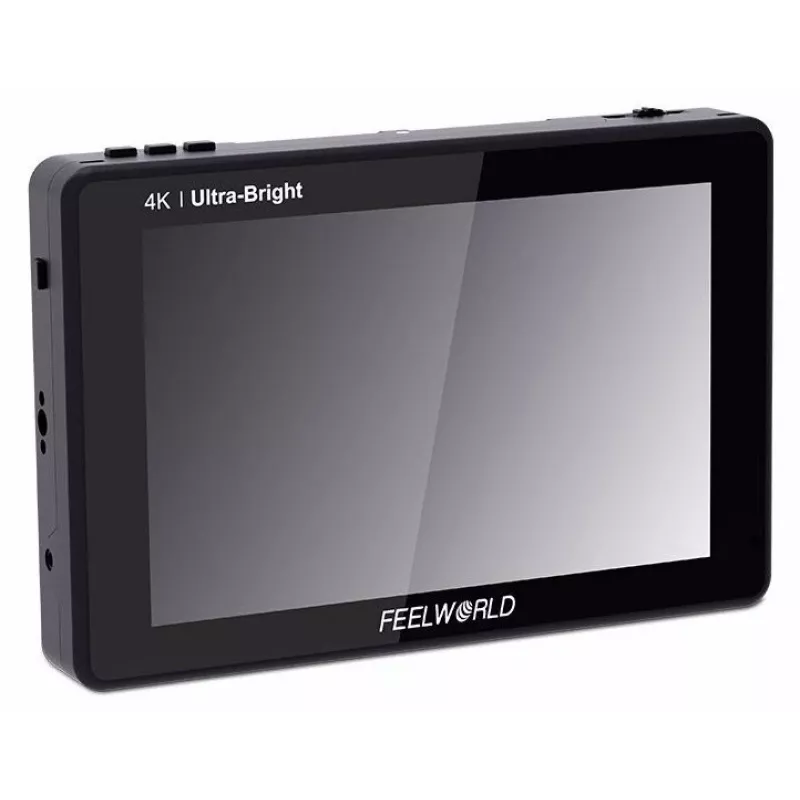 FEELWORLD LUT7 Monitor de Campo On-Camera de 7 Polegadas 2200nit 1920x1200 Ecrã Tátil 4K HDMI com 3D LUT, HDR, Waveform, Duplo NP-F