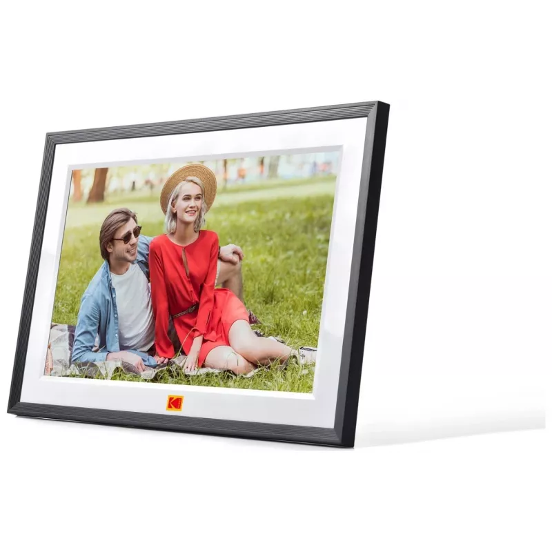 KODAK RCF-1018 Moldura Digital Wi-Fi de 10,1 Polegadas com Ecrã Tátil IPS, 16GB, Preto