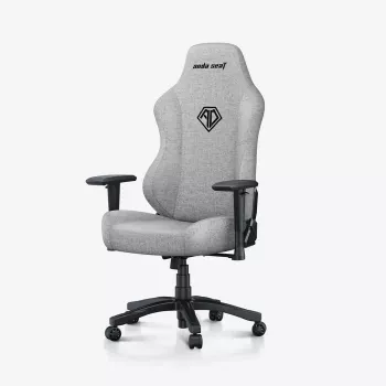 Anda Seat Phantom 3 L Cadeira Gaming, Tecido Cinzento