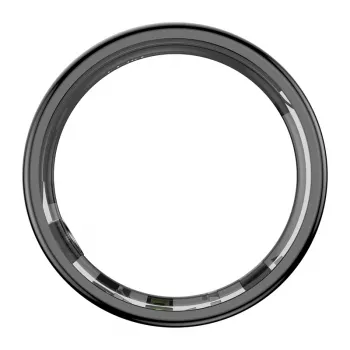 COLMI RING 2 Anel Inteligente, Tamanho 11, Preto, Bluetooth 5.0, IP68, Frequência Cardíaca, SpO2, Monitor de Sono e Atividade