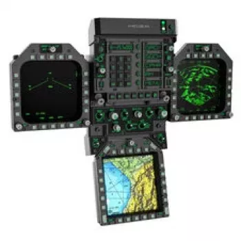 Moza Racing Pacote Painel FMP18 – Painel de Controlo Sim-Racing com 18 Entradas e Retroiluminação RGB