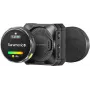Sistema de microfone sem fios Saramonic BLINKME B2 para 2 pessoas com ecrã tátil, gravação integrada e estojo de carregamento