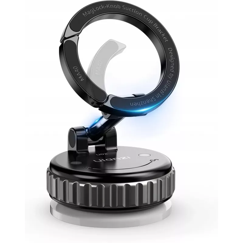 Suporte de telemóvel ULANZI MA40 MagSafe com ventosa de vácuo e rotação 360° para painel, para-brisas e secretária