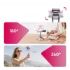 Pega de mini tripé magnético ULANZI MA37 para DJI Osmo Action 6 Nano Arca-Swiss cinzento