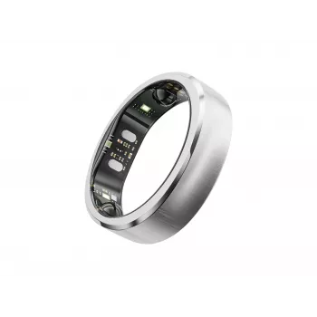 Anel inteligente RingConn Gen3 tamanho 12 prateado escovado