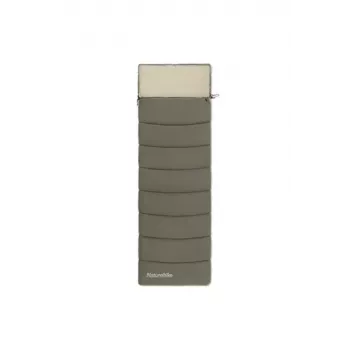 Saco-cama de penas Naturehike LD250 envelope verde militar
