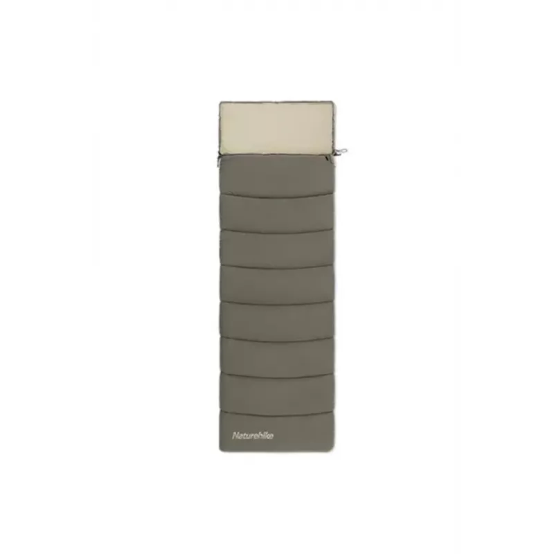 Saco-cama de penas Naturehike LD250 envelope verde militar