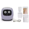 Horta interior inteligente PLANTSIO IVY, roxo, sistema hidropónico de 6 pods com LED de espetro total de 23W, depósito de água de 1,5L, iluminação automática, painel tátil