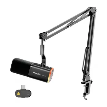 MAONO PD100WS Microfone dinâmico, preto