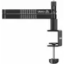 ULANZI LS26 Suporte para microfone com braço articulado e fixação de mesa, alcance de 750 mm, liga de alumínio, preto