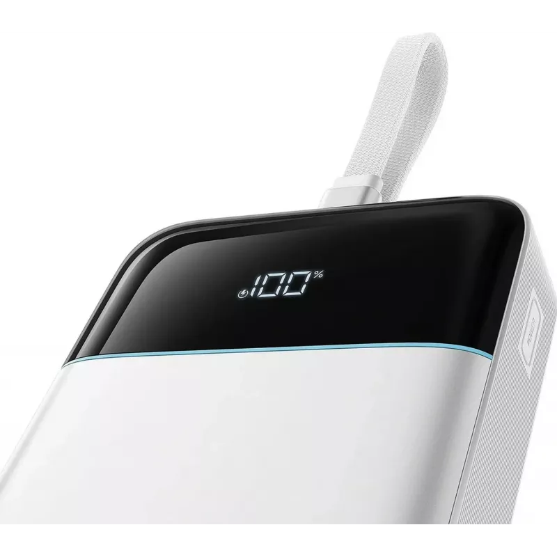 CUKTECH LPB252N Powerbank 120W 25000mAh com cabo USB-C integrado - branco