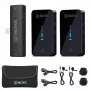 Boya BY-XM6-S4 sistema de microfone sem fios para iOS com Lightning, 2 transmissores (BY-XM6-S4)