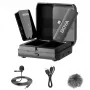 BOYA BY-XM6-K3 Sistema de microfone de lapela sem fios de 2,4 GHz para dispositivos iOS com conector Lightning